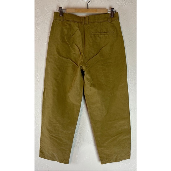COS Pleated Linen Blend Trousers Workwear Minimalist , size 6US - Picture 5 of 12